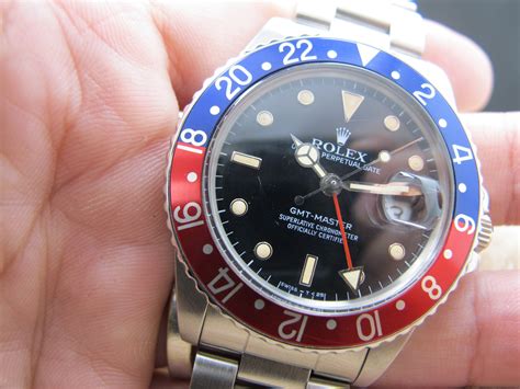 rolex gmt master pepsi 1985